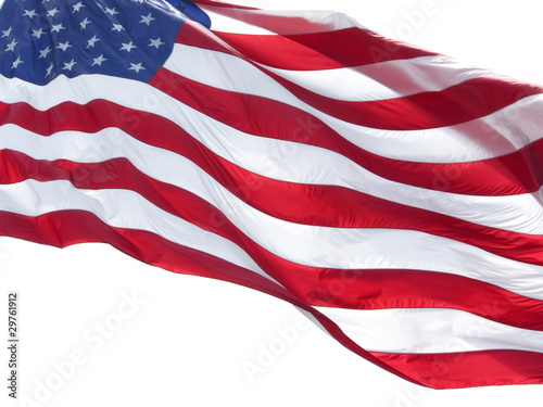 waving american flag background. American flag waving on