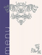 menu cover
