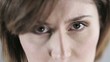 Close-up of woman eyes; HD 720, H 264