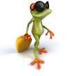 Grenouille en vacances