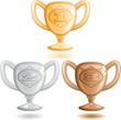 Three cups