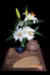 Still life with objects for tearoom ceremony