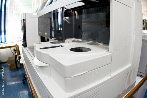 Photo: Blood analyzer Blood analyzer