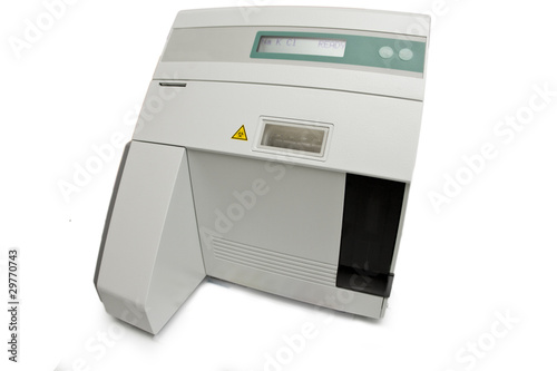 Photo: Blood and urine alanyzer Blood and urine alanyzer