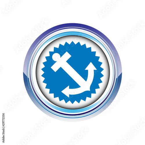 Vecteur : ancre marine bateau mer logo picto web icône design symbole ancre marine bateau mer logo picto web icône design symbole