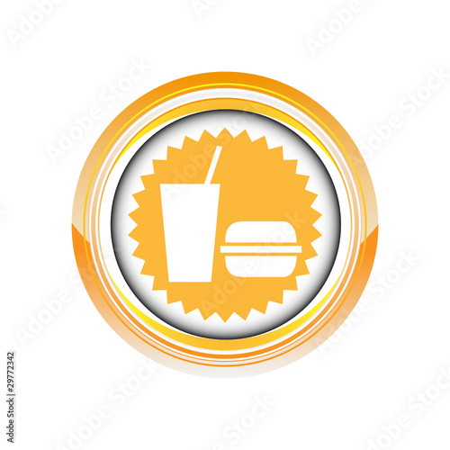 Fast Food Logos on Fast Food Restauration Logo Picto Web Ic  Ne Design Symbole    Jacques