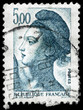 FRANCE - CIRCA 1982 Liberty FRANCE - CIRCA 1982 Liberty