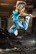Young woman dancing