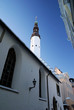 Tallinn old city part, a church. Estonia