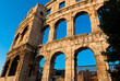 Arena - Roman amphitheatre in Pula, Croatia. Arena - Roman amphitheatre in Pula, Croatia.