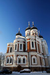 Tallinn old city part. Orthodox cathedral