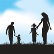 Vector: familiafeliz familiafeliz