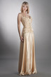 confident young woman wearing evening gown