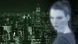 Hologram of a woman