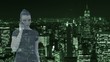 Hologram of a woman