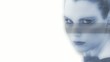 Hologram of a woman