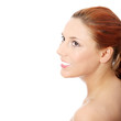 Beautiful young caucasian woman portrait