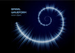 Cold spiral waveform
