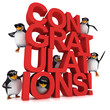 The 3d penguins would like to congratulate you The 3d penguins would like to congratulate you