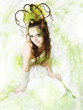 Foto: Floral spring woman Floral spring woman
