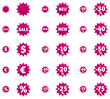 sticker/buttons offer