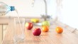 Glass of water in the kitchen Glass of water in the kitchen