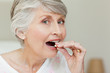 Senior woman looking at the camera