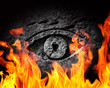 Stone fire eye