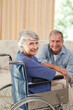 Mature couple looking at the camera