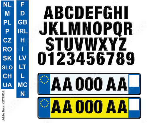 plaque d immatriculation tarif