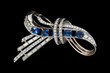 vintage bow brooch