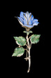 ornate vintage flower brooch