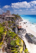 The Mayan ruins of Tulum in Mexico The Mayan ruins of Tulum in Mexico