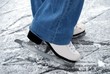 Photo: skate on ice skate on ice