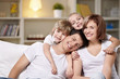 Laughing families