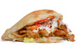 Foto: Döner Kebap freigestellt Döner Kebap freigestellt