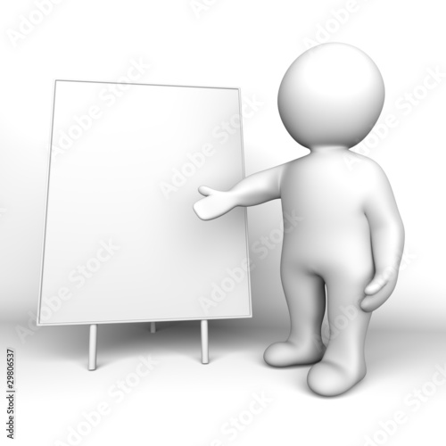 Illustration: flipchart presentation flipchart presentation
