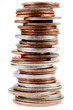 Stacked American Coins