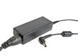Laptop AC adapter isolated on white