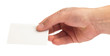 hand holding a card hand holding a card