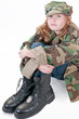 girl who dreams to serve in the military