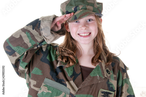 Photo: girl who dreams to serve in the military girl who dreams to serve in the military