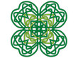 Four-leaf clover, vector ornament