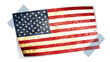 drapeau américain avec scotch drapeau américain avec scotch