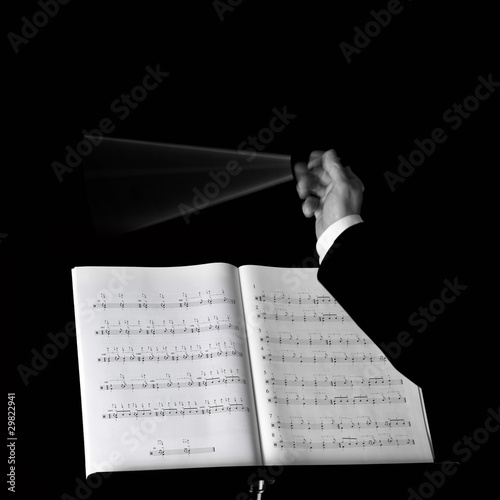 Photo: Orchestra conductor Orchestra conductor