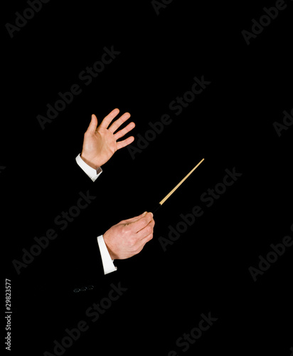 Photo: Conductor hands Conductor hands