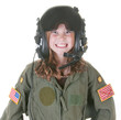 Girl who wants to be an aviator