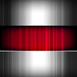Abstract background, metallic and red, vector.