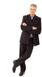 Portrait of a handsome young man in a business suit