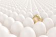 Golden egg standing out from the others